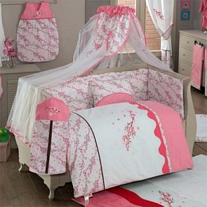 Комплект постельного белья из 3 предметов серия Bello Fiore (Kidboo, 00-0012142)